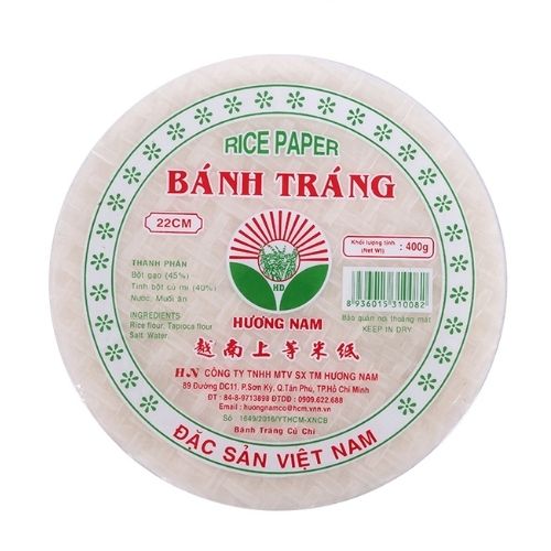 Bánh tráng Hương Nam 400g 22cm