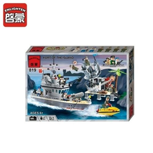 Lego tàu cảnh sát biển - enlighten 819