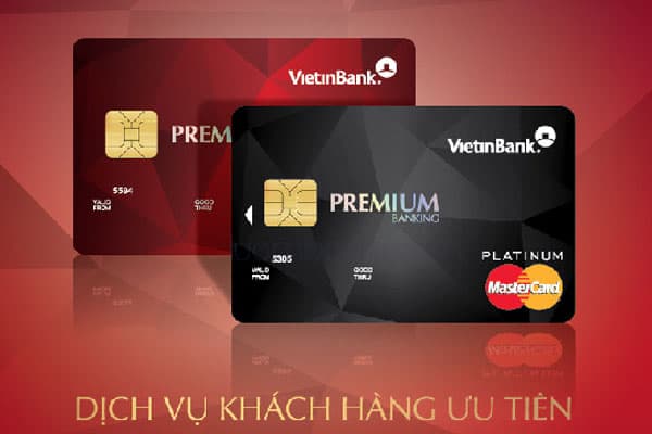 Thẻ ghi nợ quốc tế Premium Banking của VietinBank
