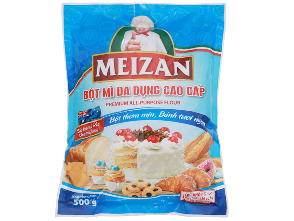 Bột mì đa dụng Meizan gói 500g