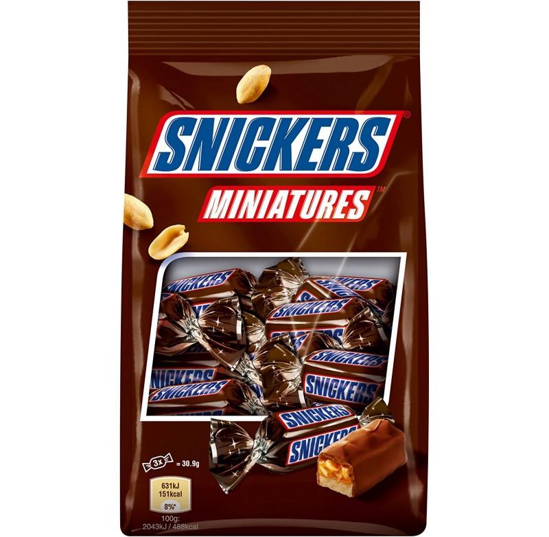 Kẹo socola bơ đậu phộng Snickers Miniatures 150g