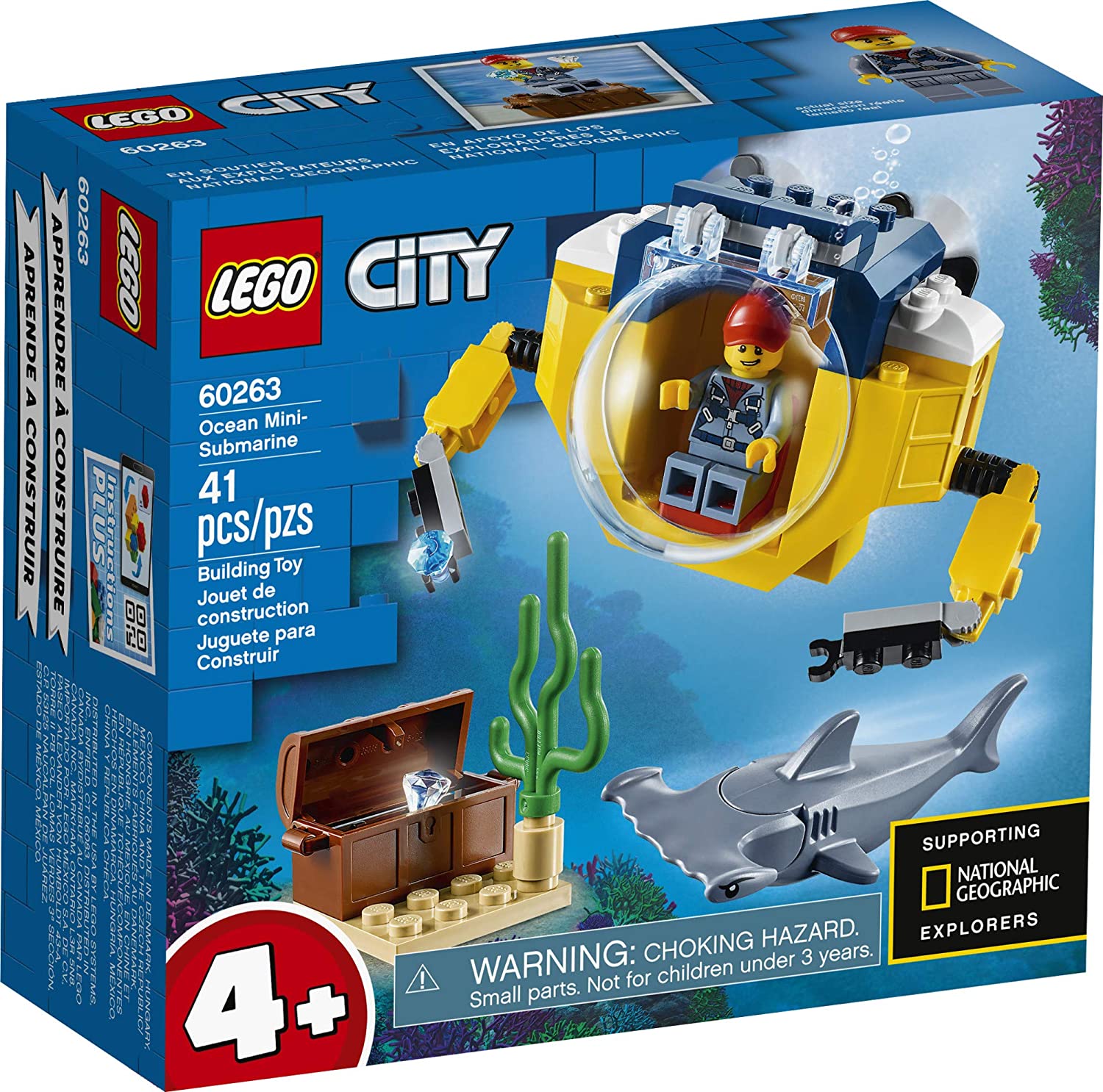 Lego 60263 – Tàu ngầm mini truy tìm kho báu