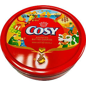 Bánh quy bơ kẹp kem Cosy hộp 546g