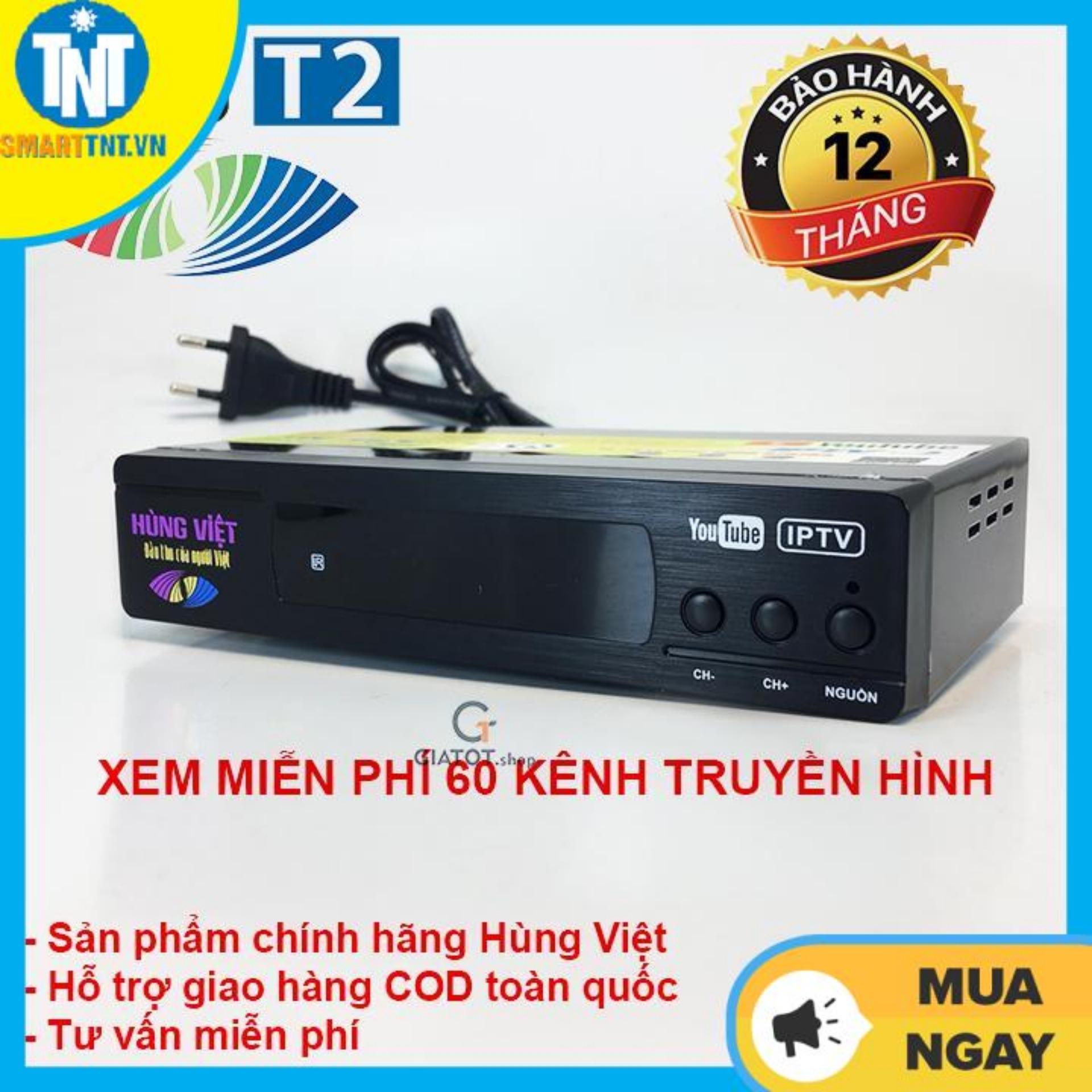 Đầu thu kỹ thuật số DVB T2 Hùng Việt TS-123